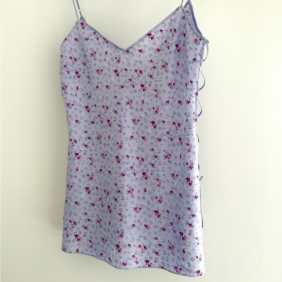 Vintage floral satin lasenza night slip - Picture 6 of 7